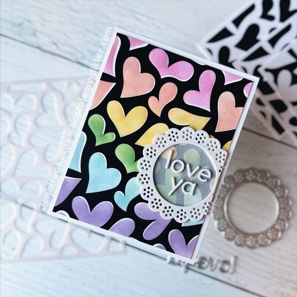 Simon Says Stamp Falling in Love Foil Transfer Cards 1020sf To Love Love Card