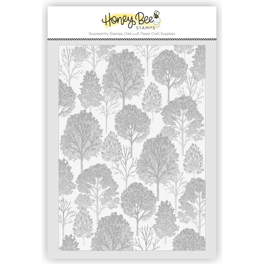 Honey Bee Fall Forest 3D Embossing Folder hbef-019