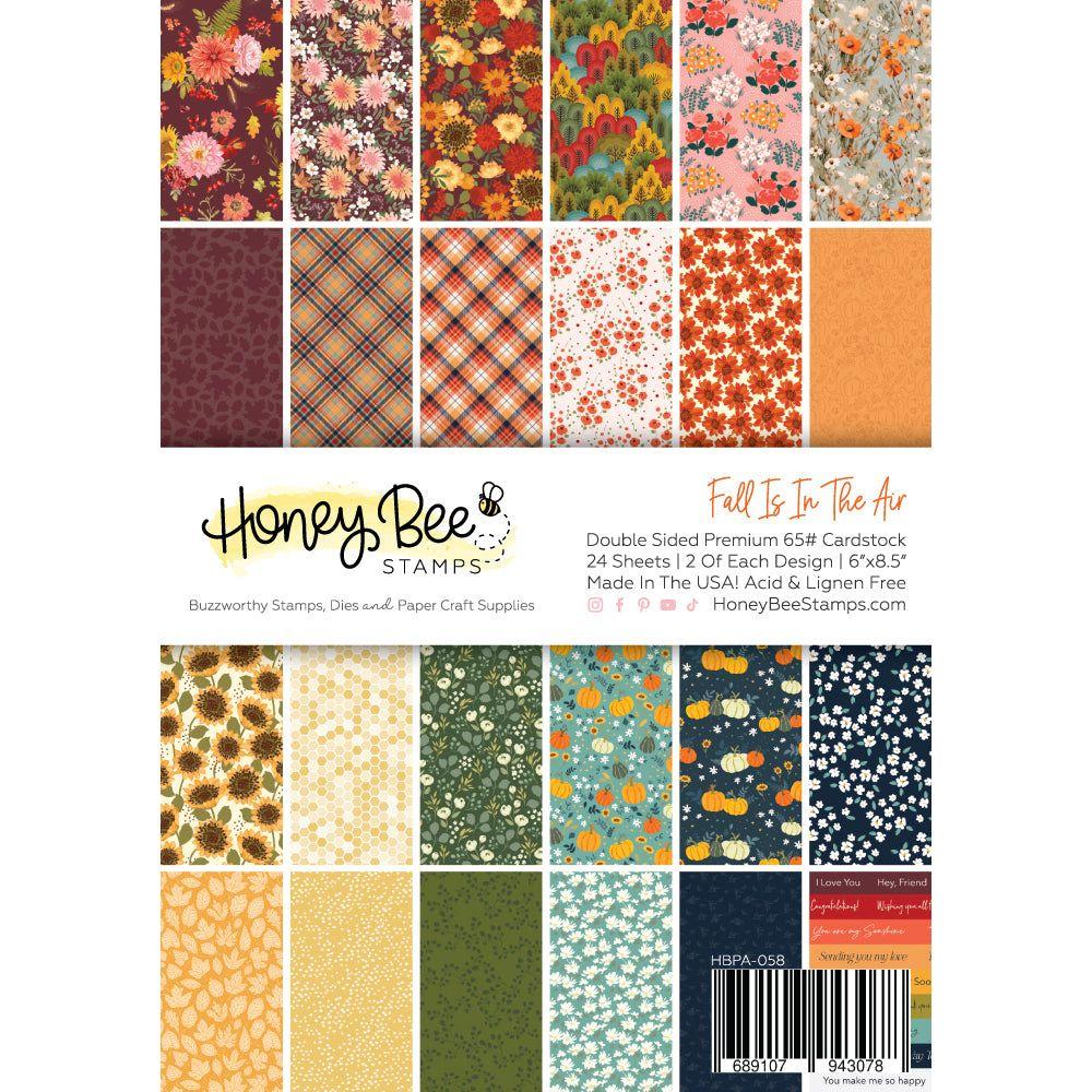 Honey Bee Fall Is In The Air 6 x 8.5 Paper Pad hbpa-058