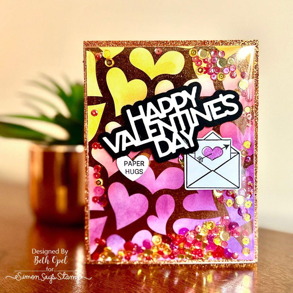 Simon Says Stamp Falling in Love Foil Transfer Cards 1020sf To Love Valentine's Day Card