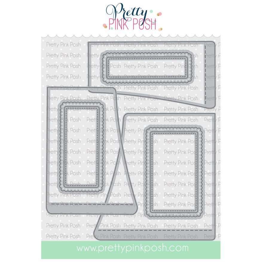 Pretty Pink Posh Fancy Card Dies