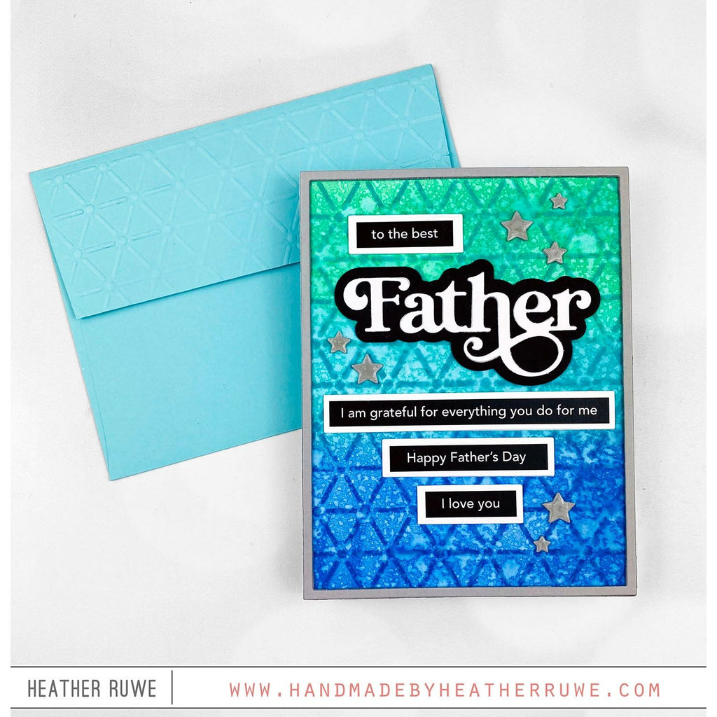 Simon Says Stamp Fancy Father Wafer Dies 1083sdc Celebrate Father's Day Card | color-code:ALT02