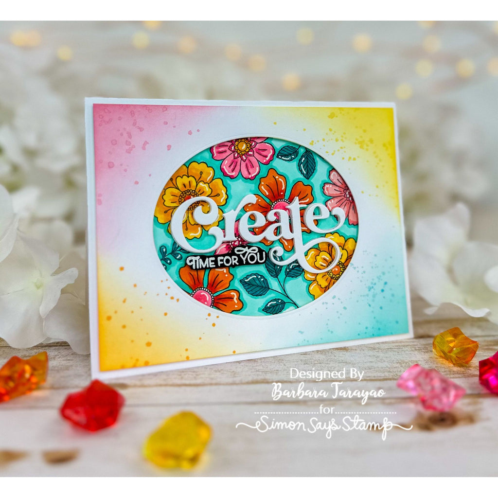 Simon Says Stamp Fancy Create Wafer Dies 1069sd Sunny Vibes Create Card