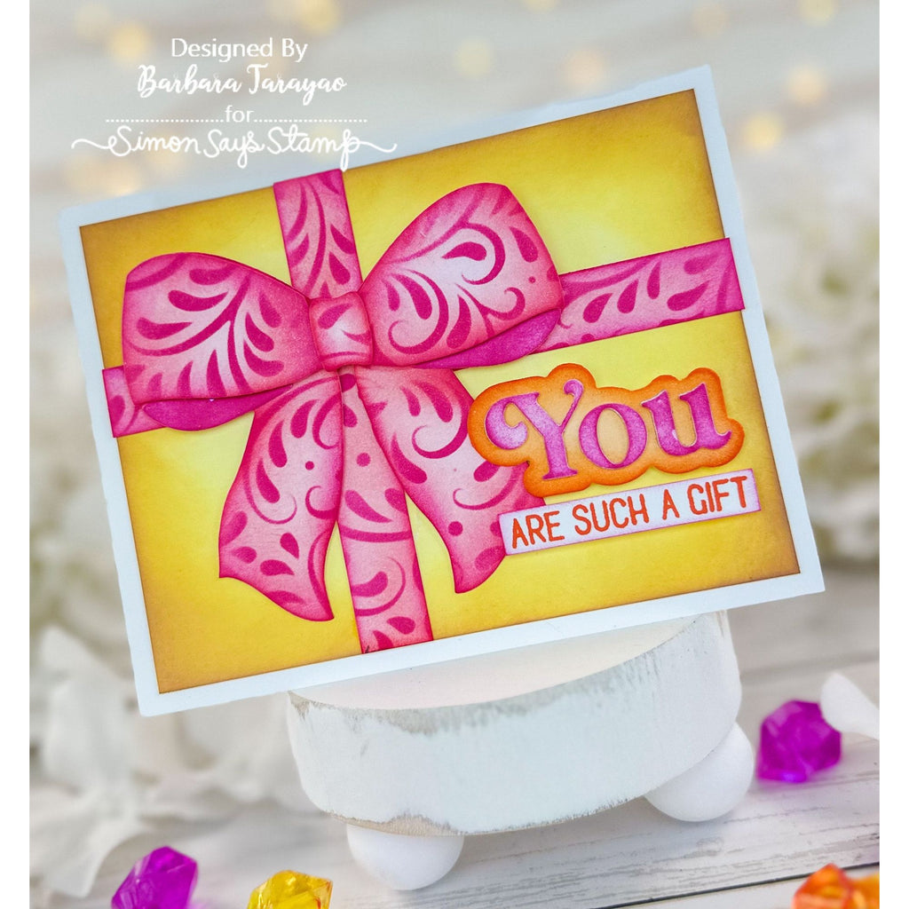 Simon Says Stamp Fancy You Wafer Dies 1137sd Stamptember You are a Gift Card | color-code:ALT03