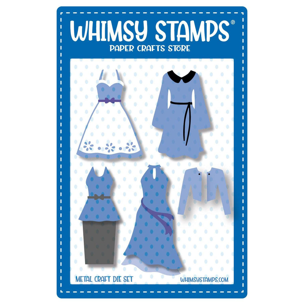 Whimsy Stamps Fashion Dresses Dies wsd262