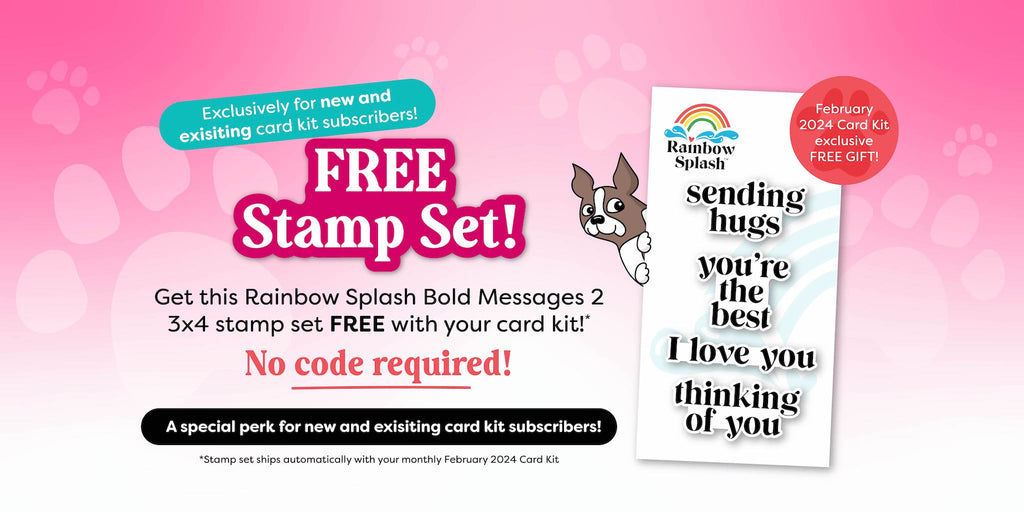 Simon Says Stamp Card Kit of the Month 2024 Subscription! February Sta