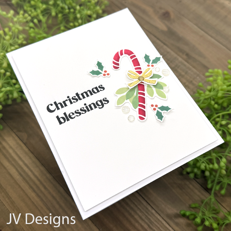 Simon Says Stamp Stencils Festive Candy Cane ssst221718 Christmas Card | color-code:ALT05