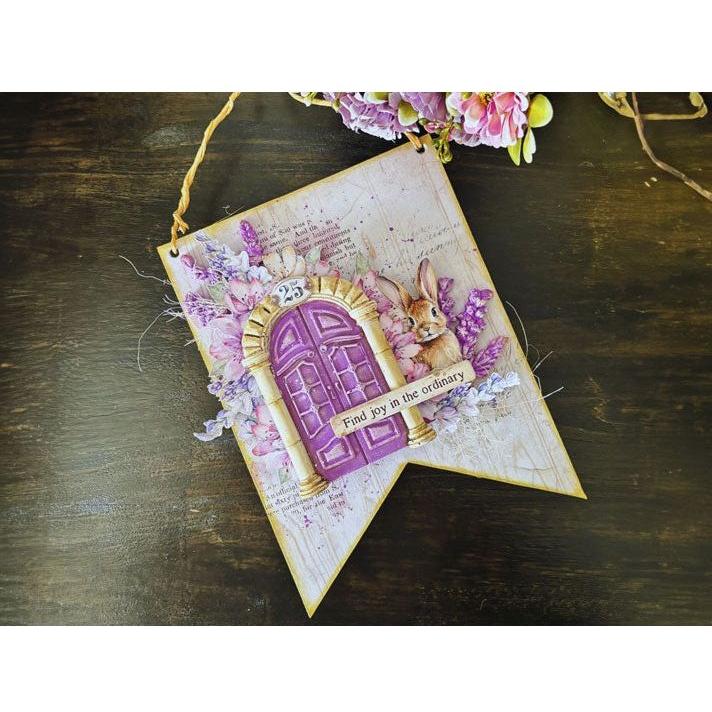 Stamperia Romantic Lavender Assorted Die Cuts dfldc100 banner