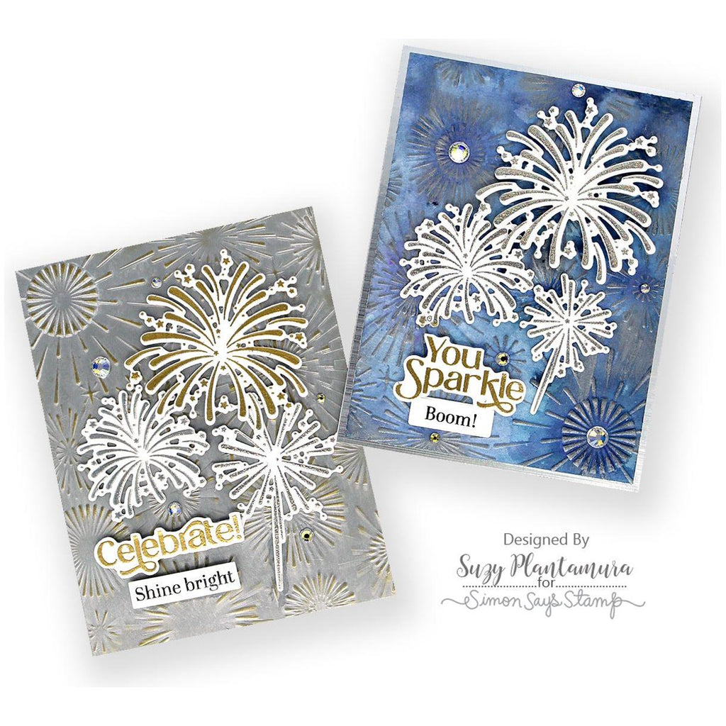 Rainbow Splash Firework Sparkle Wafer Dies rsd603c Celebrate Cards | color-code:ALT04