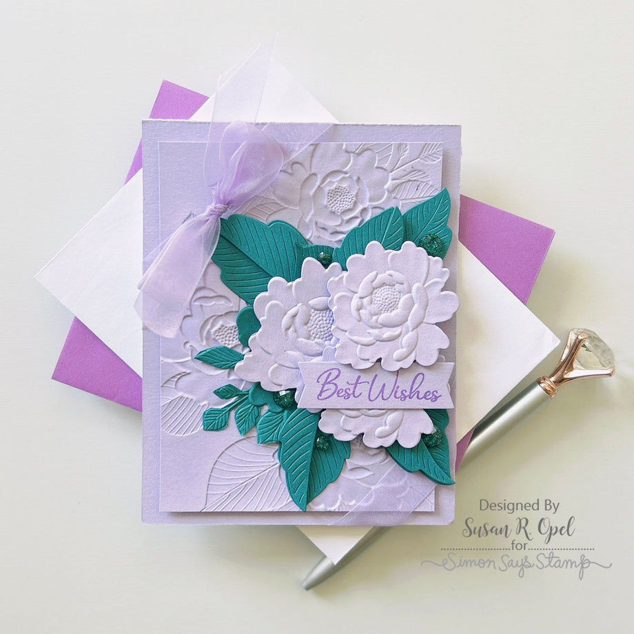 Simon Says Stamp Embossing Folder and Dies Floral Clusters Sfd312 Out of This World | Simon Says Embossing Folders | Crafting & Stamping Supplies from