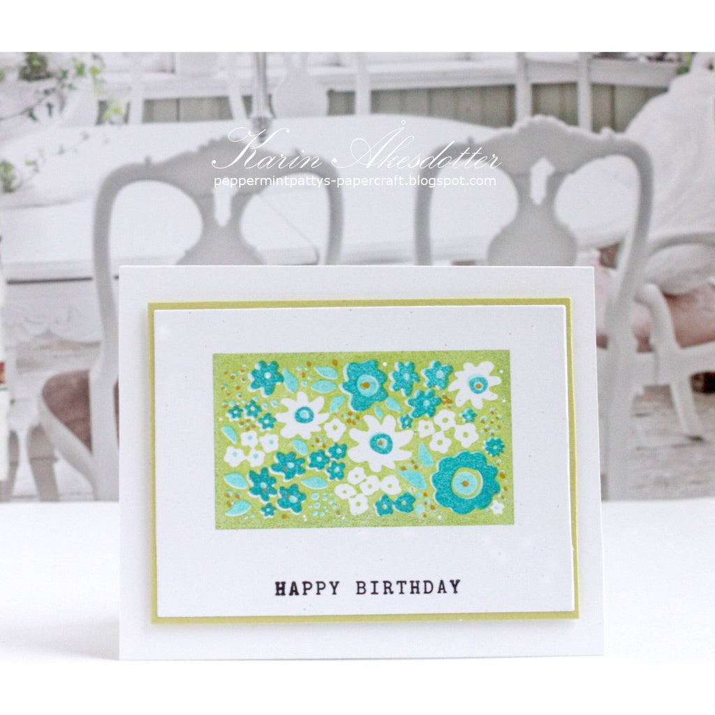 Simon Says Clear Stamps Flower Block 3027ssc Be Bold Birthday Card | color-code:ALT02