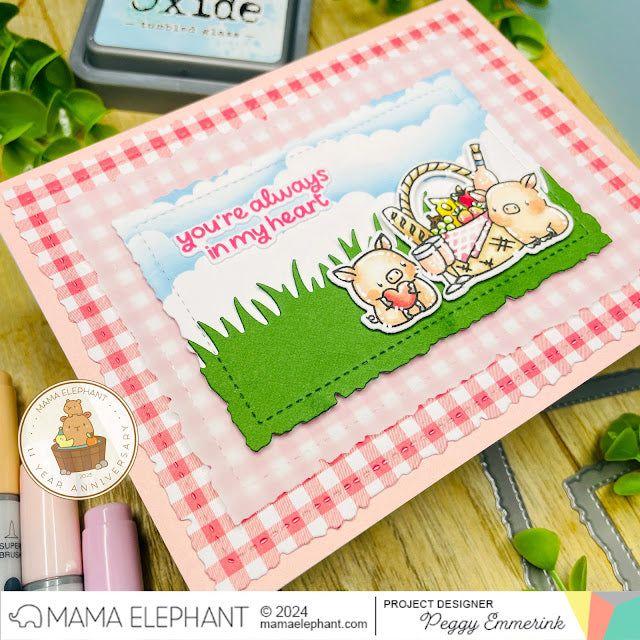 Mama Elephant Like Family Clear Stamps picnic time