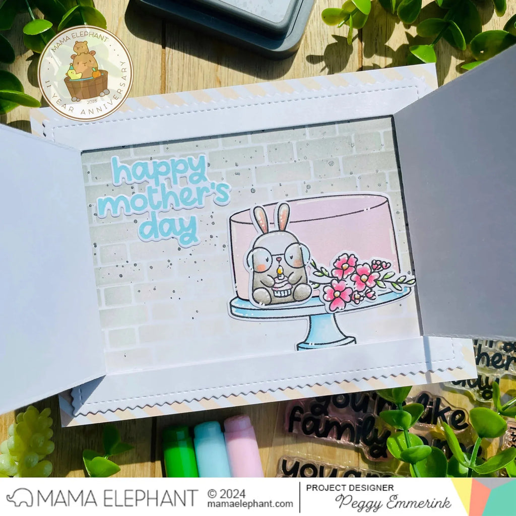 Mama Elephant Like Family Clear StampsMama Elephant Like Family Clear Stamps happy mother's day