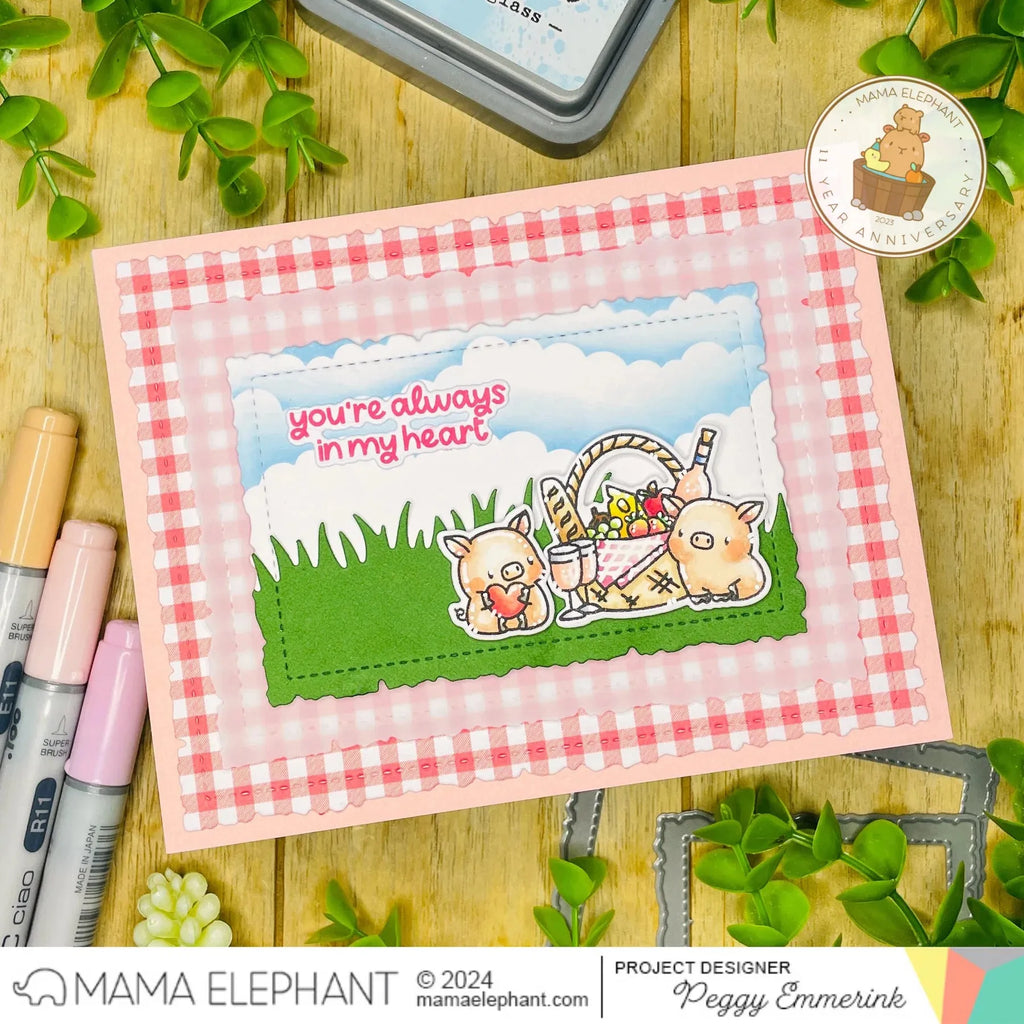 Mama Elephant Like Family Creative Cuts Steel Dies picnic time