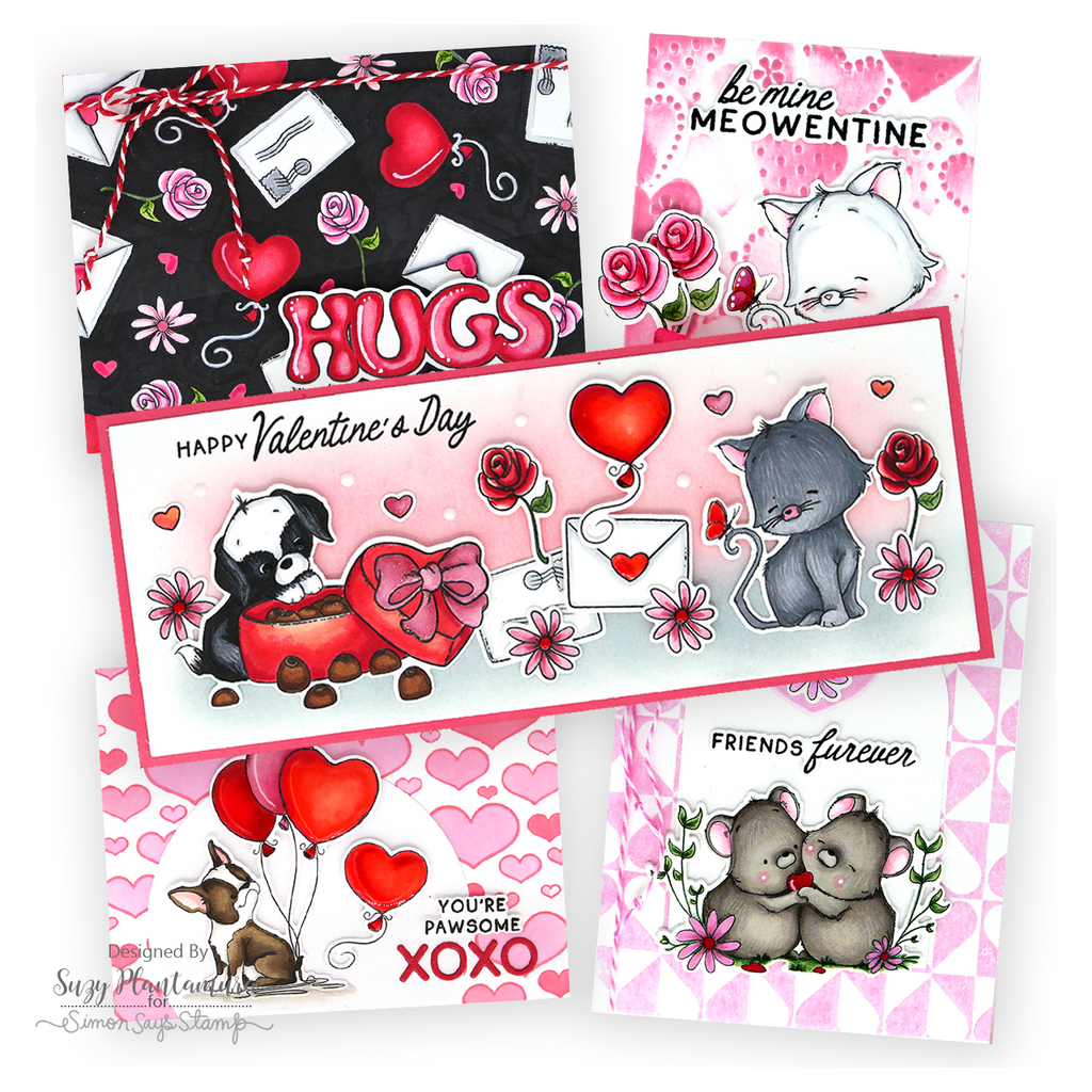 Simon Says Clear Stamps Friends Furever 2156ssc To Love Valentine's Day Creations | color-code:ALT01