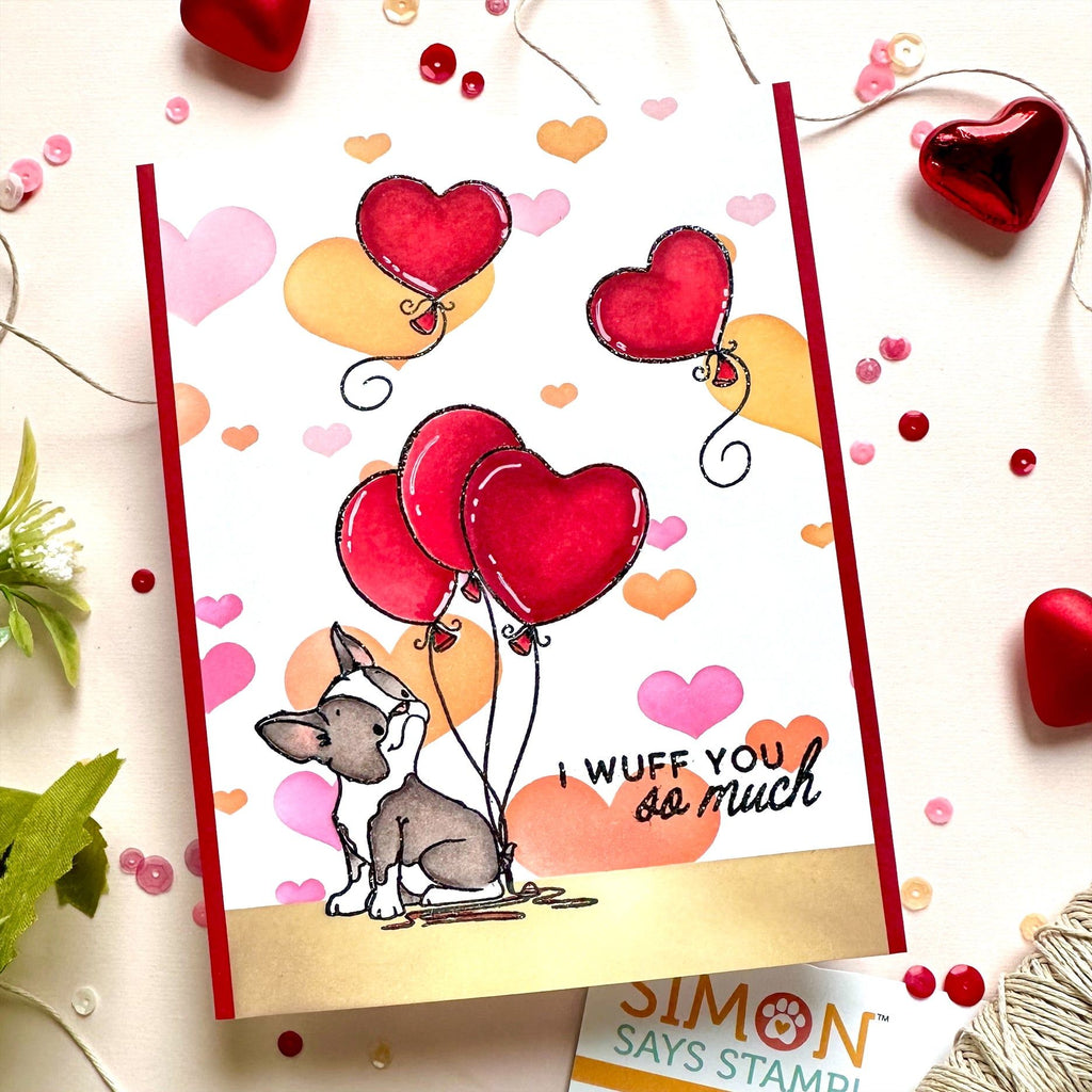 Simon Says Stamp Friends Furever Wafer Dies 1254sdc To Love Valentine's Day Card