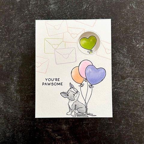 Simon Says Clear Stamps Friends Furever 2156ssc To Love Valentine's Day Card