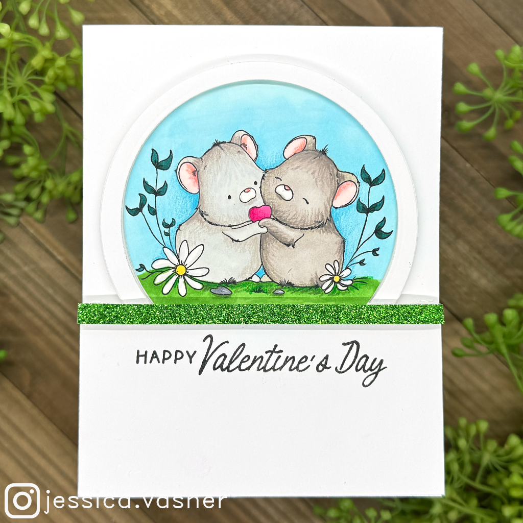 Simon Says Clear Stamps Friends Furever 2156ssc To Love Valentine's Day Card