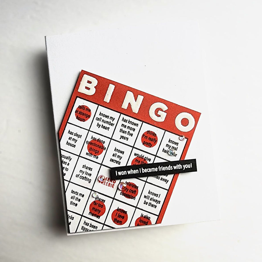 Bingo Cards 4x6 Stamp - Echo Park Paper Co.