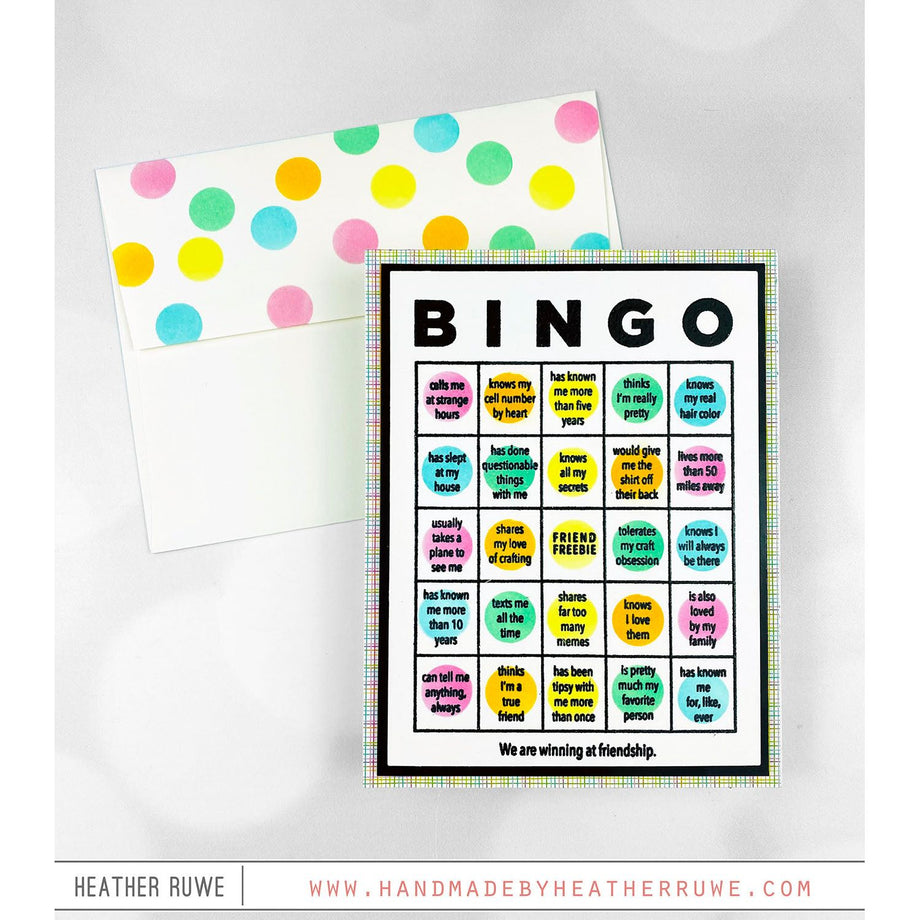 Bingo Cards 4x6 Stamp - Echo Park Paper Co.