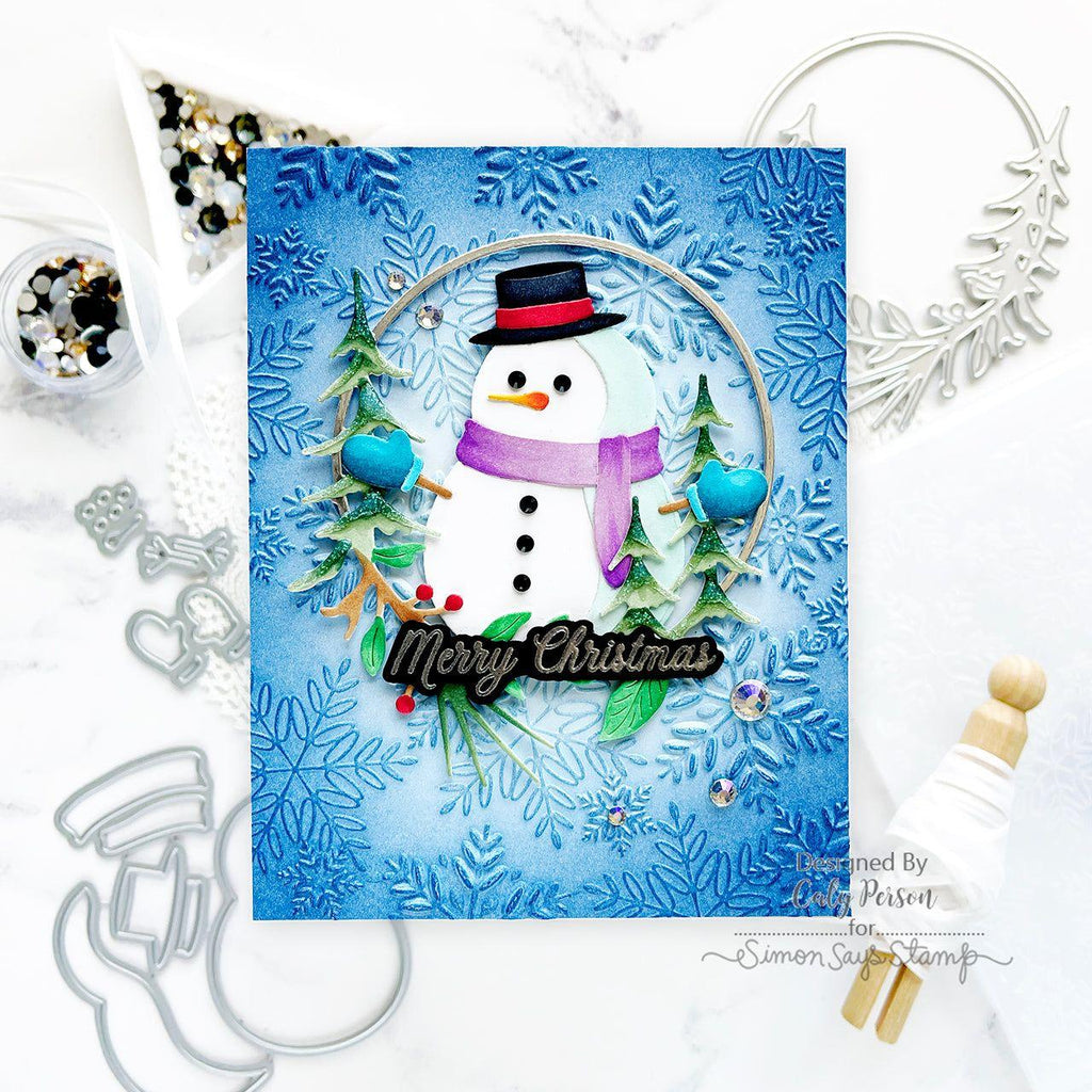 Simon Says Stamp Frosty Wafer Dies 1210sd Festive Fun Holiday Card | color-code:ALT03