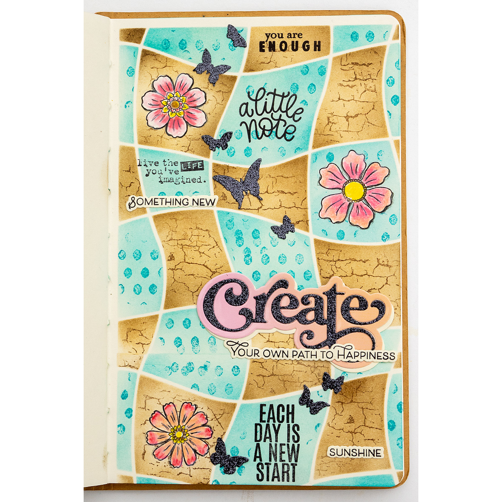 Simon Says Stamp Fancy Create Wafer Dies 1069sd Sunny Vibes Create Art Journal | color-code:ALT03