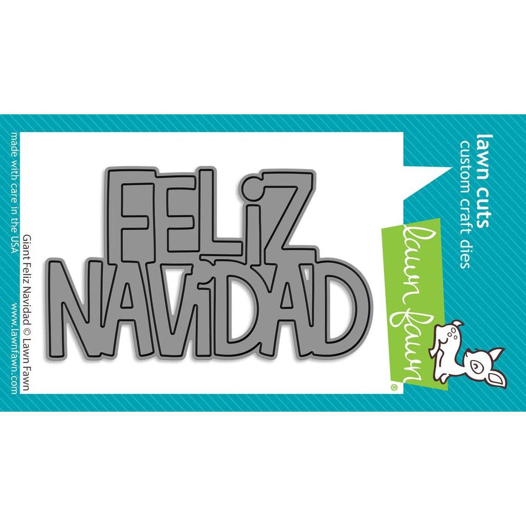 Lawn Fawn Giant Feliz Navidad Die lf3516