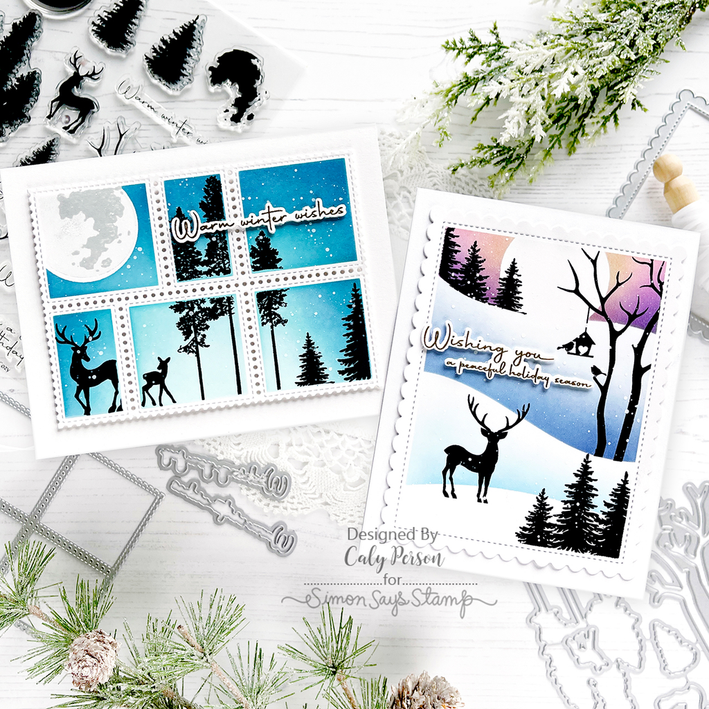 Gina K Designs Stay Cozy STAMPtember Exclusive Stamps Image and Message Dies Set | color-code:ALT02