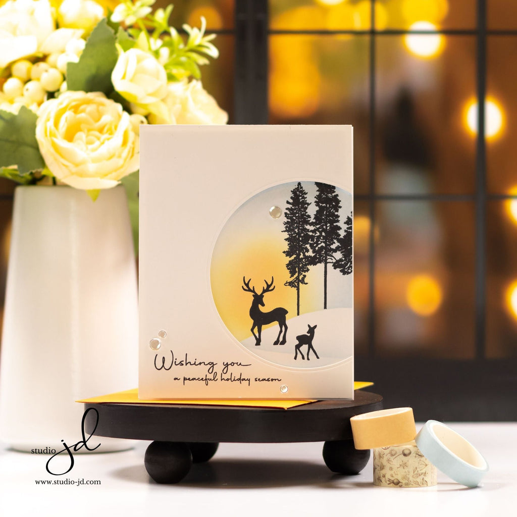 Gina K Designs Stay Cozy STAMPtember Exclusive Stamps Image and Message Dies Set | color-code:ALT03