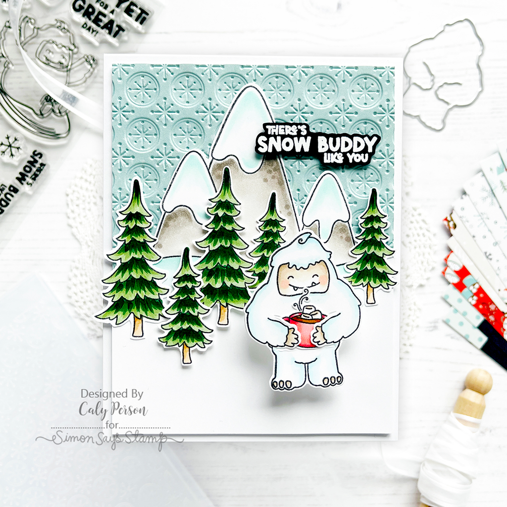 Simon Says Stamp Get Yeti and Balloon Wafer Die 1273sdc Winter Card | color-code:ALT04