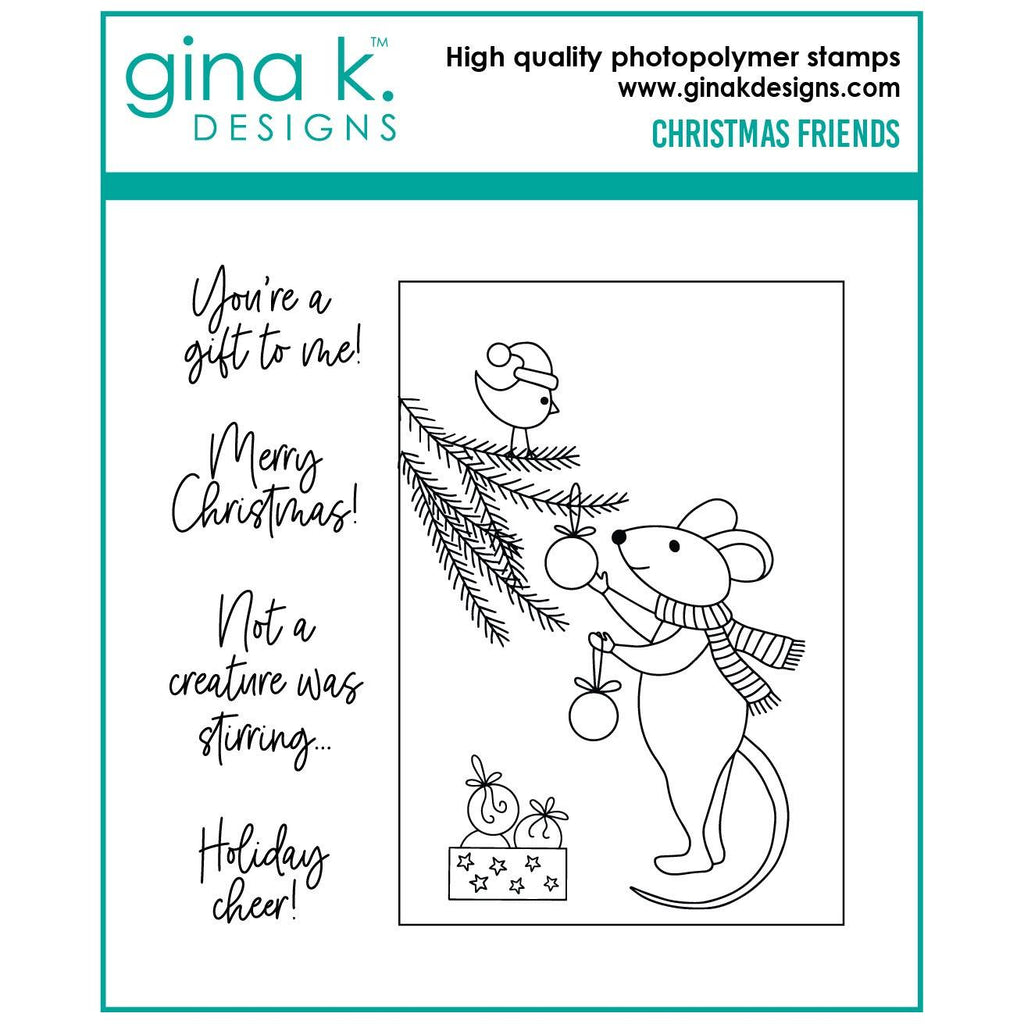 Gina K Designs Christmas Friends Stamps gkd253