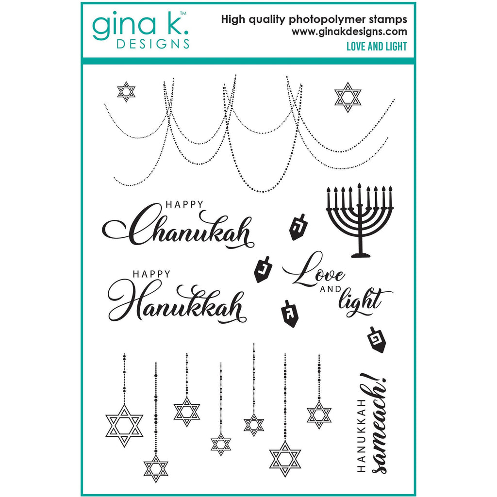 Gina K Designs Love and Light Stamps gkd256