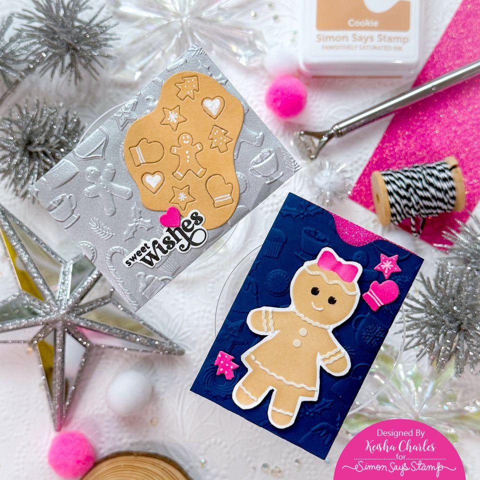 Simon Says Stamp Stencils Gingerbread Girl 1038st Christmas Gift Card Holders