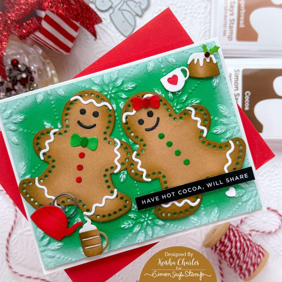 Simon Says Stamp Gingerbread Man Stitching Wafer Dies 1077sd Christmas Card | color-code:ALT01