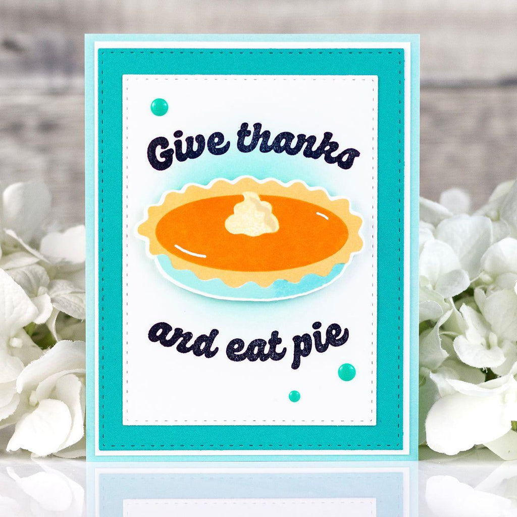 Simon Says Clear Stamps Give Thanks and Eat Pie 2093ssc Stamptember Thanksgiving Card | color-code:ALT02