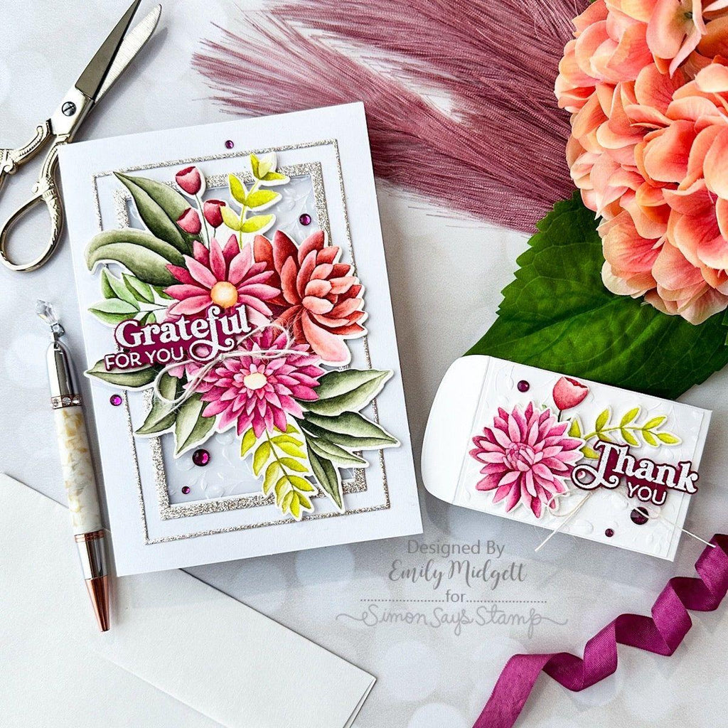 Simon Says Stamp Grateful Florals Wafer Dies 1141sdc Stamptember Grateful Ensemble | color-code:ALT01