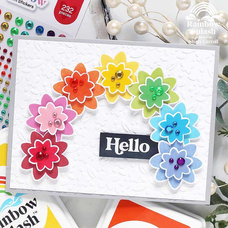 Rainbow Splash Cardstock Heather rsc13