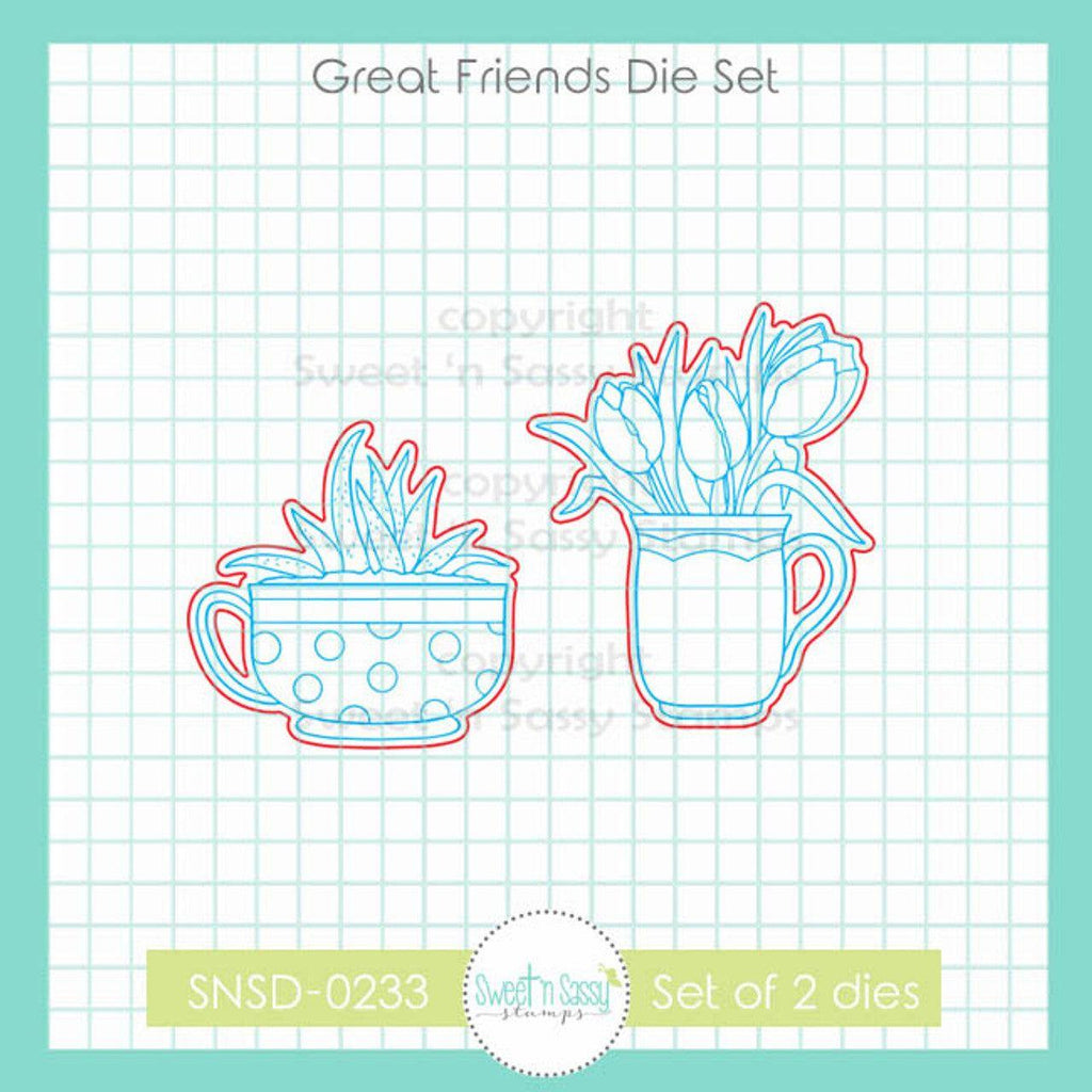 Sweet 'N Sassy Great Friends Die Set snsd-0233