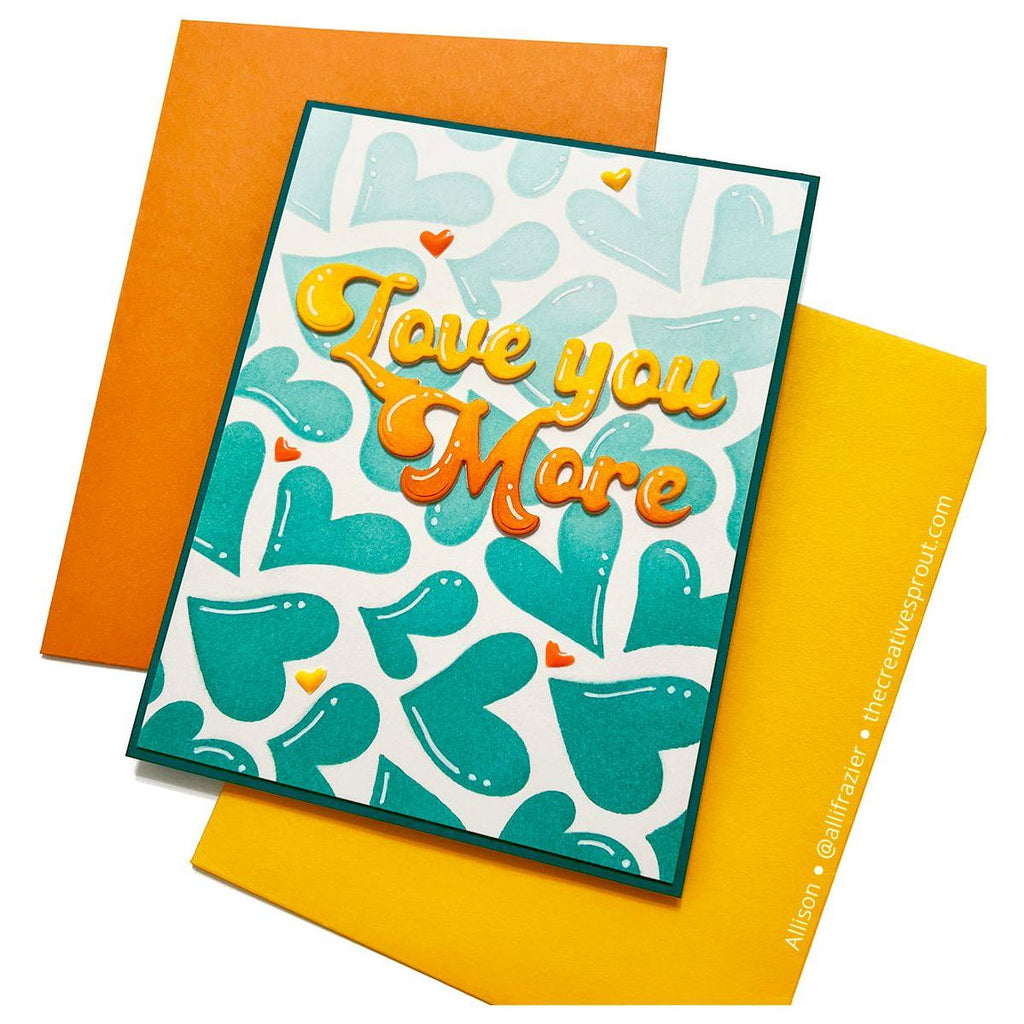 Simon Says Stamp Groovy Love You More Wafer Dies 1249sd To Be Loved Love You Card | color-code:ALT05