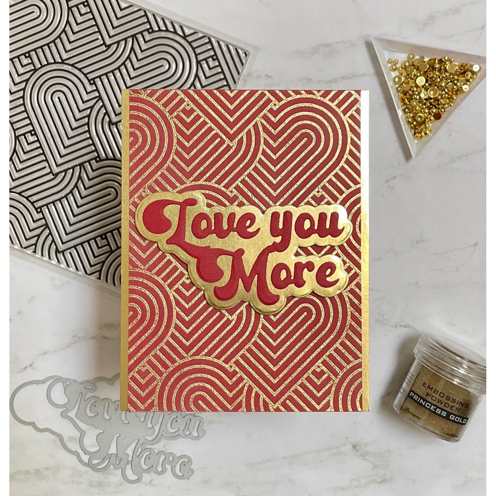 Simon Says Stamp Groovy Love You More Wafer Dies 1249sd To Be Loved Love You Card | color-code:ALT07