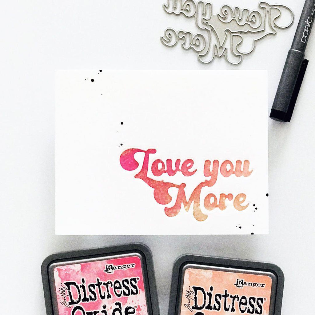 Simon Says Stamp Groovy Love You More Wafer Dies 1249sd To Be Loved Love You Card