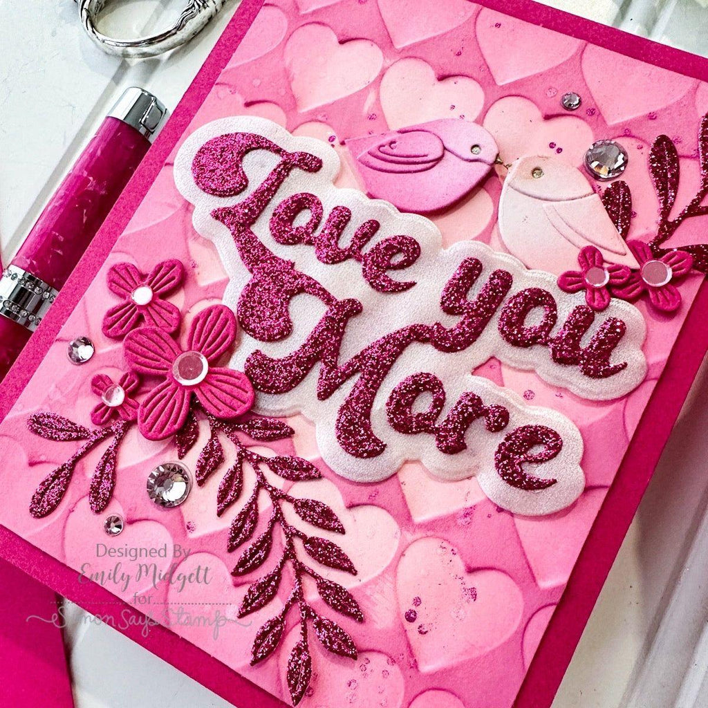 Simon Says Stamp Groovy Love You More Wafer Dies 1249sd To Be Loved Love You Card | color-code:ALT01