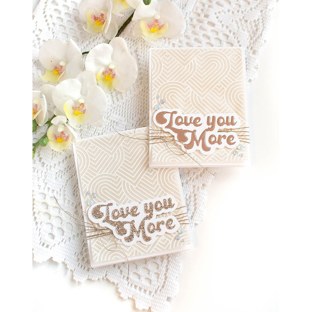 Simon Says Stamp Groovy Love You More Wafer Dies 1249sd To Be Loved Love You Card | color-code:ALT06