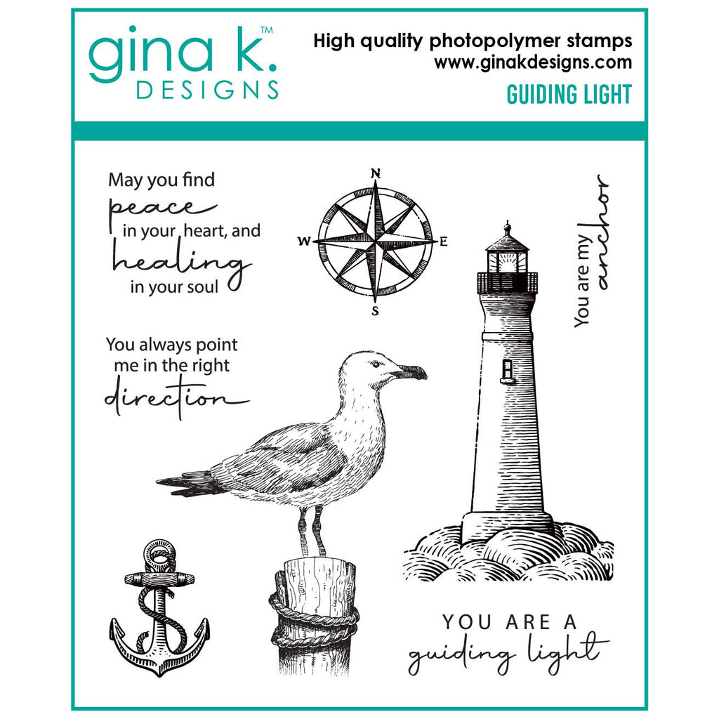 Gina K Designs Guiding Light Clear Stamps gkd231