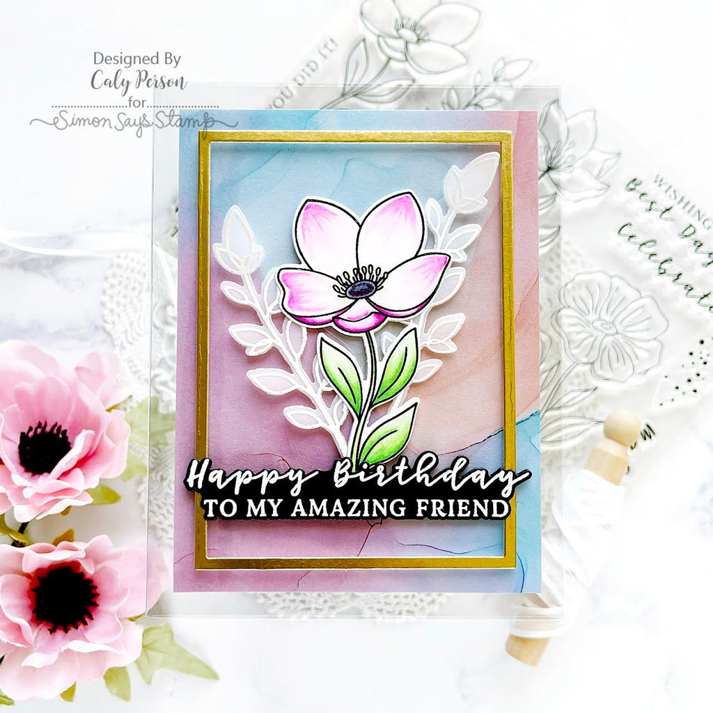 Hero Arts Celebrate STAMPtember Exclusive Stamps and Floral Dies Set | color-code:ALT02