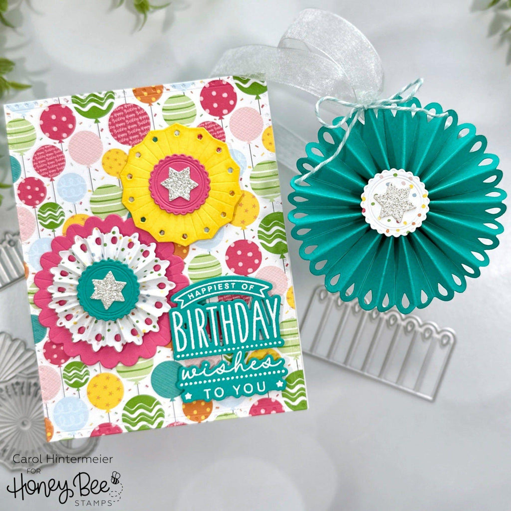 Honey Bee Big Bold Birthday Bundle Balloon Celebration Card