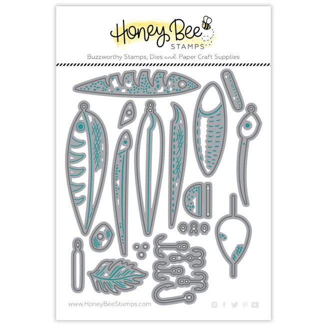 Honey Bee Stamps - Honey Cuts - Lovely Layers: Rod & Reel