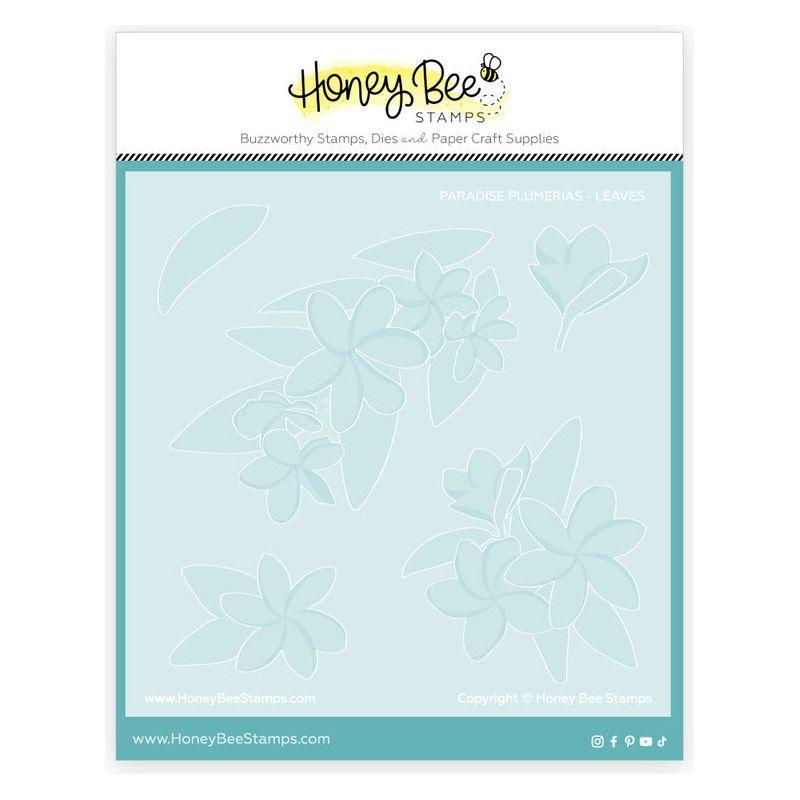 Honey Bee Paradise Plumerias Stencils hbsl-153 Detailed Product View