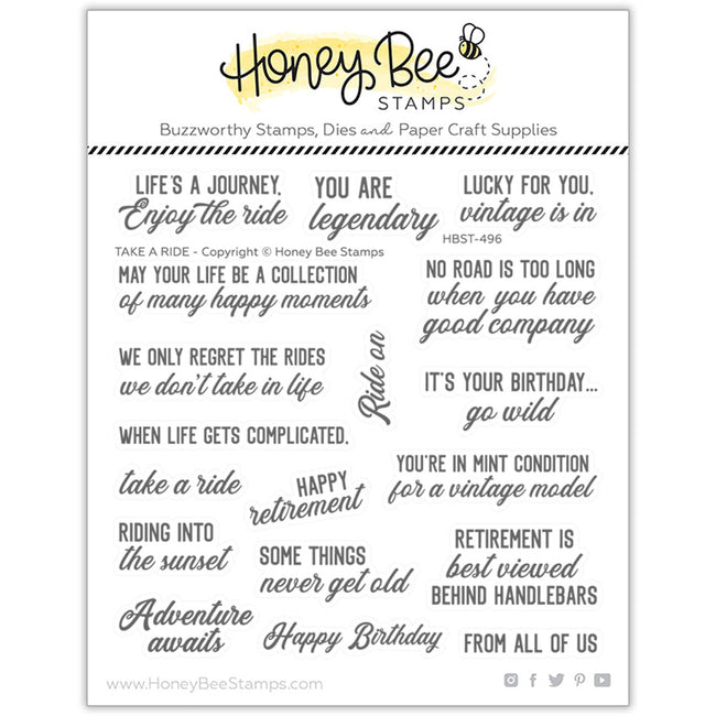 Honey Bee Stamps: Take A Ride | Stamp
