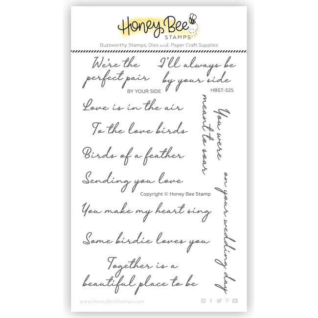 Honey Bee By Your Side Clear Stamps hbst-525